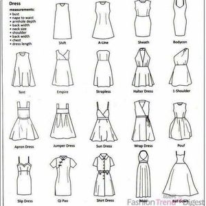 To help you describe dresses.